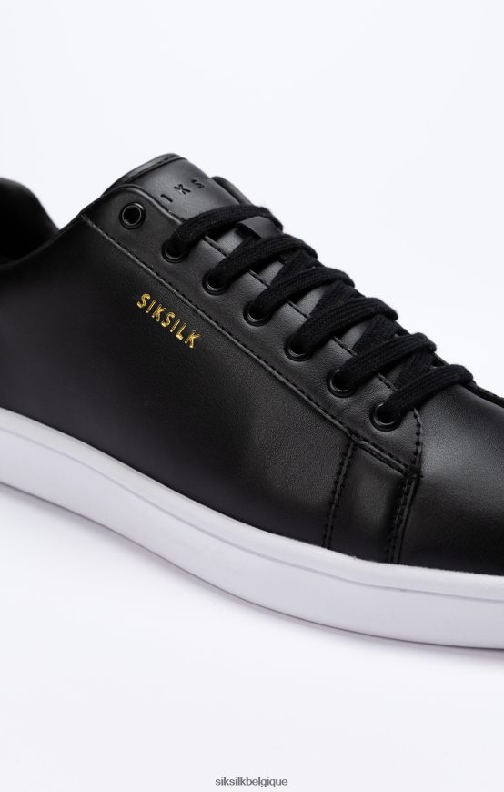 baskets décontractées basses noires chaussure Hommes SikSilk AS2ZD17