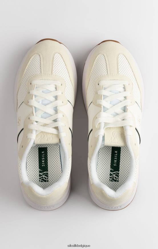 baskets wira racer écru chaussure Hommes SikSilk AS2ZD1