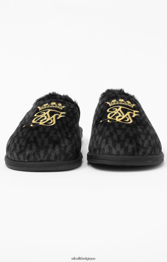 chaussons messi noirs chaussure Hommes SikSilk x AS2ZD23