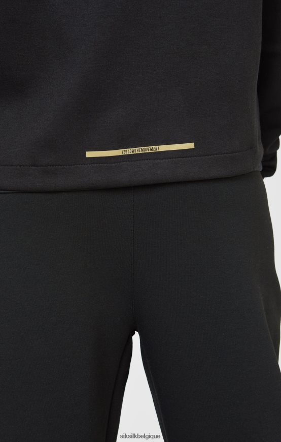 fermeture éclair sport noire vêtements Hommes SikSilk AS2ZD428