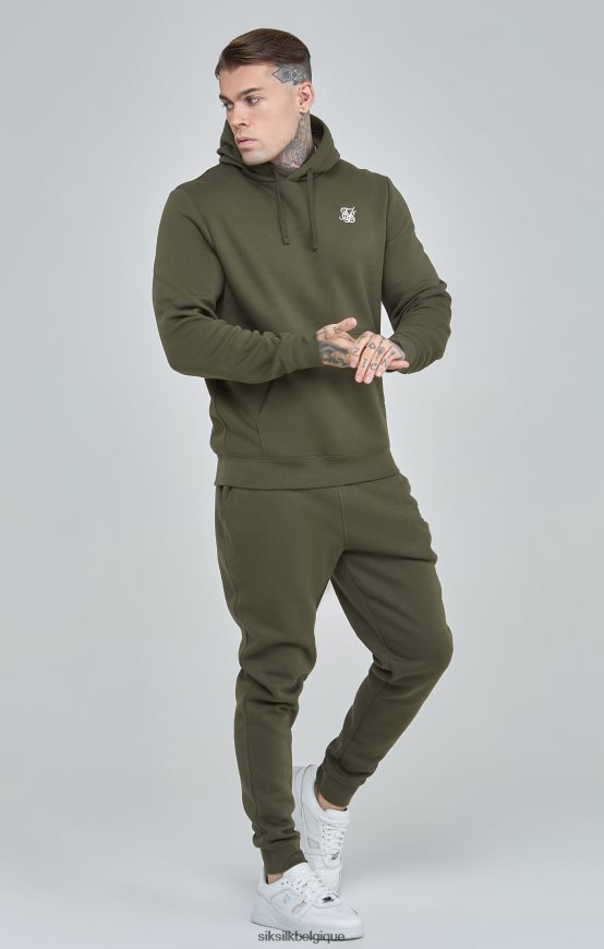sweat à capuche essentiel kaki vêtements Hommes SikSilk AS2ZD431