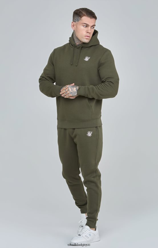 sweat à capuche essentiel kaki vêtements Hommes SikSilk AS2ZD431