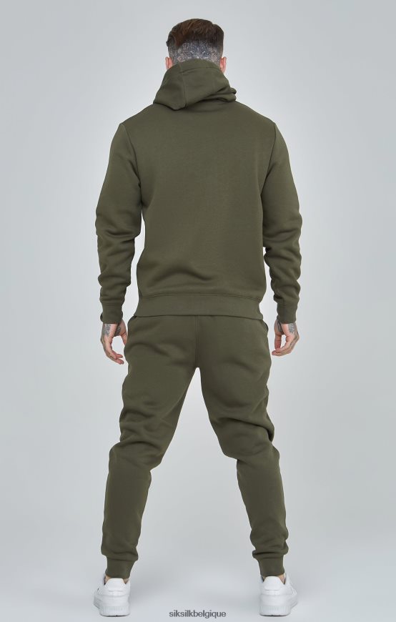 sweat à capuche essentiel kaki vêtements Hommes SikSilk AS2ZD431