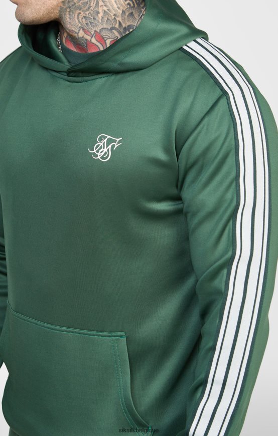 sweat à capuche intelligent vert vêtements Hommes SikSilk AS2ZD434
