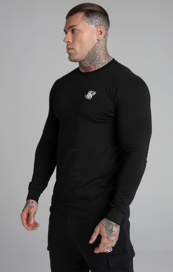 sweat essentiel noir vêtements Hommes SikSilk AS2ZD412