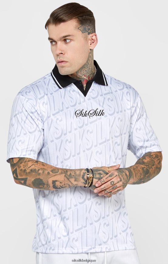 maillot de foot blanc vêtements Hommes SikSilk AS2ZD380