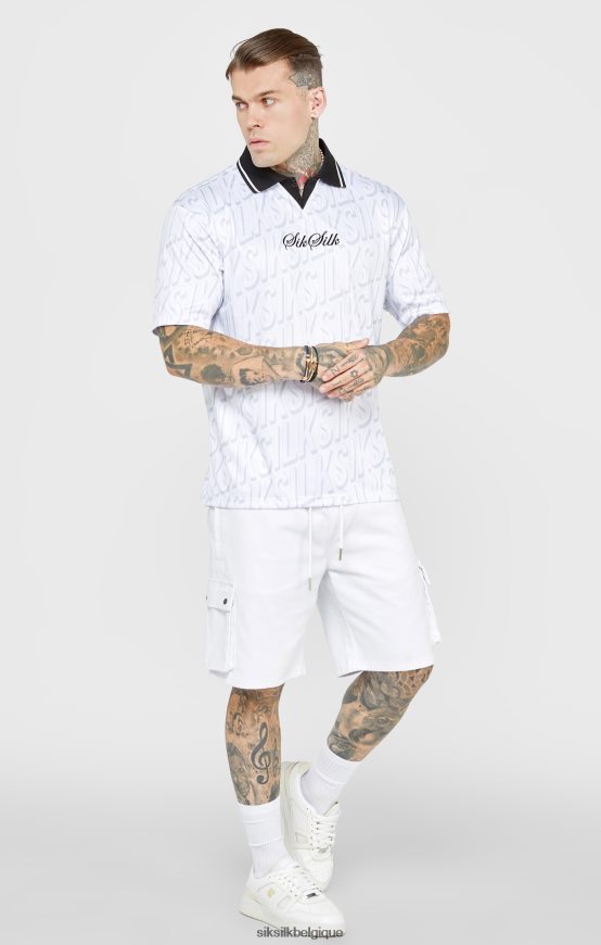 maillot de foot blanc vêtements Hommes SikSilk AS2ZD380