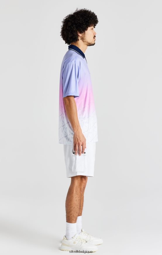 maillot de football bleu marine vêtements Hommes SikSilk AS2ZD382