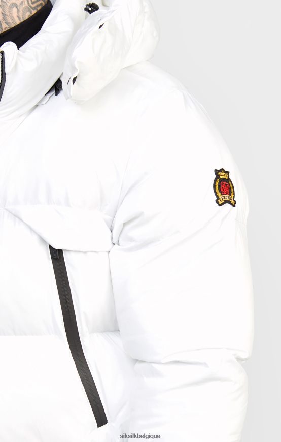 manteau de manager blanc vêtements Hommes SikSilk AS2ZD488