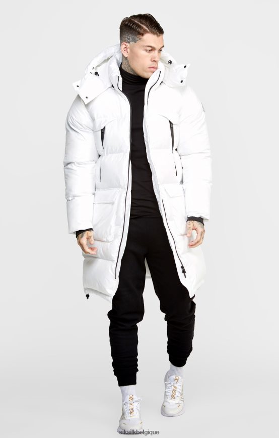 manteau de manager blanc vêtements Hommes SikSilk AS2ZD488
