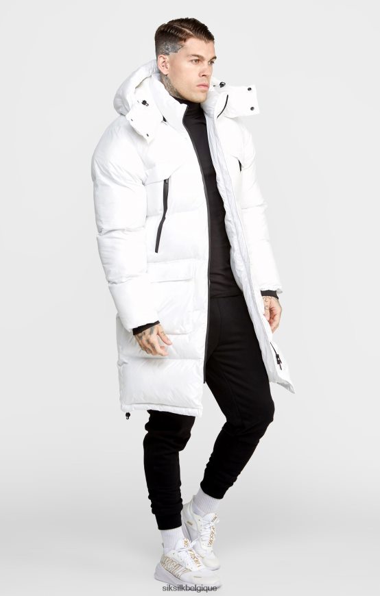 manteau de manager blanc vêtements Hommes SikSilk AS2ZD488