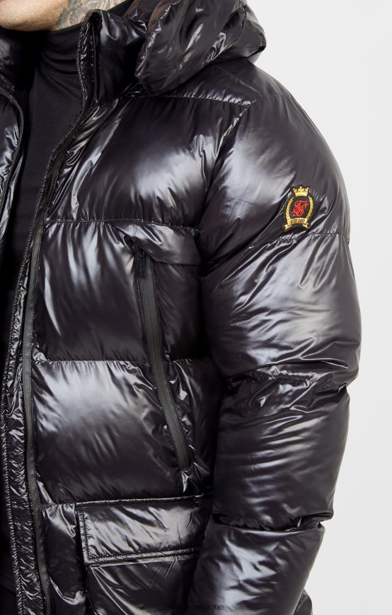 manteau de manager noir vêtements Hommes SikSilk AS2ZD497