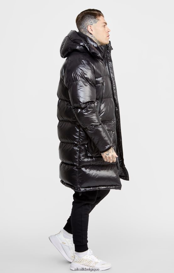 manteau de manager noir vêtements Hommes SikSilk AS2ZD497