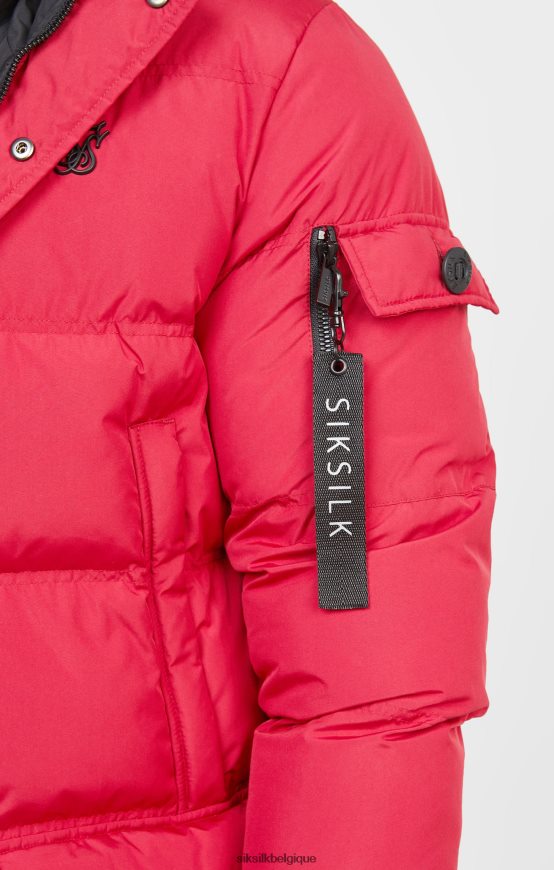 parka arctique rouge vêtements Hommes SikSilk AS2ZD470