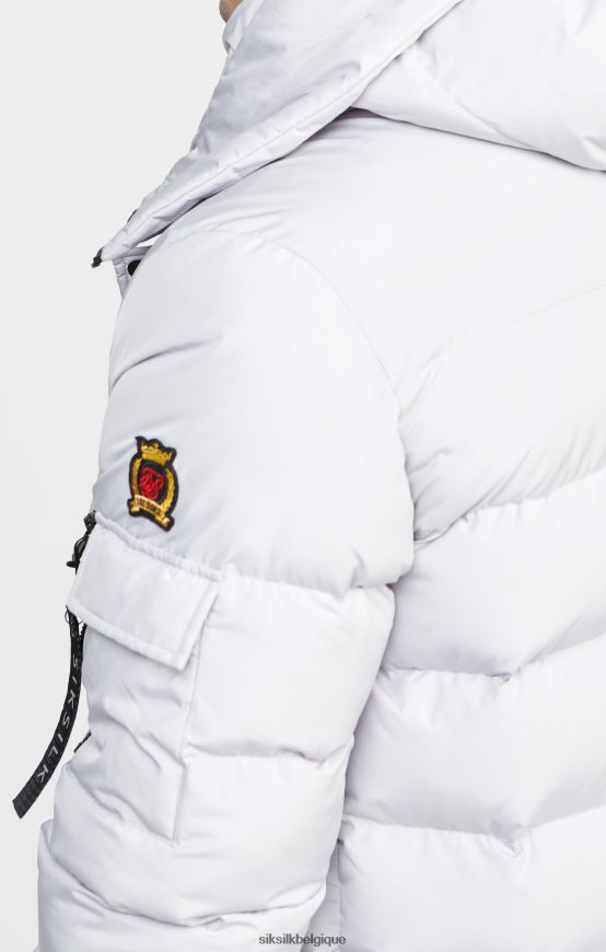 parka grise vêtements Hommes SikSilk AS2ZD487