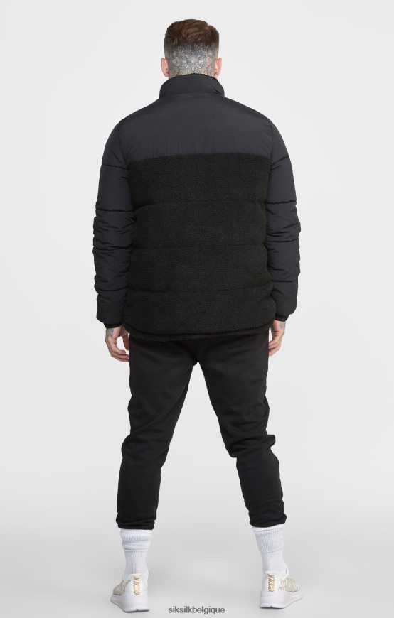 veste bulle noire vêtements Hommes SikSilk AS2ZD494
