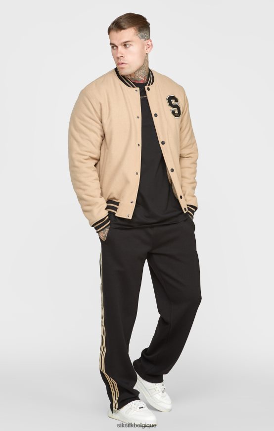 veste universitaire écru anniversaire vêtements Hommes SikSilk AS2ZD486