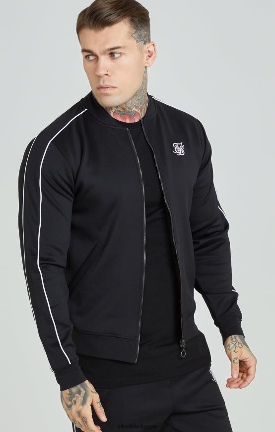 survêtement à empiècements noir vêtements Hommes SikSilk AS2ZD503